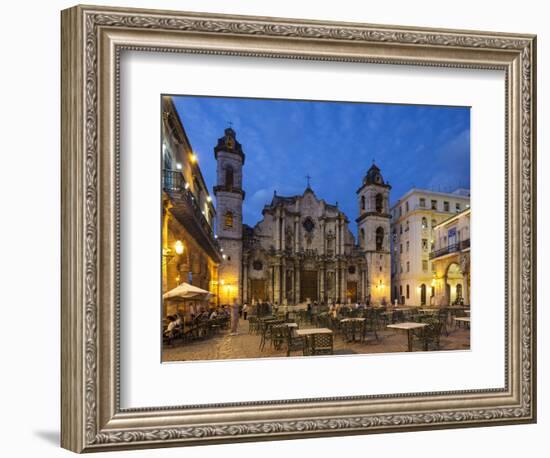 Catedral De la Habana, Plaza De la Catedral, Habana Vieja, Havana, Cuba-Jon Arnold-Framed Photographic Print