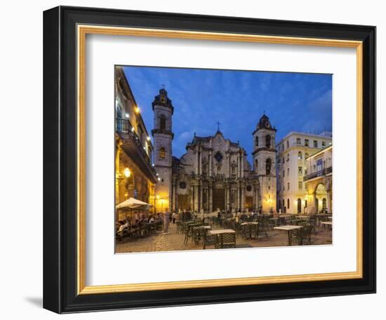 Catedral De la Habana, Plaza De la Catedral, Habana Vieja, Havana, Cuba-Jon Arnold-Framed Photographic Print