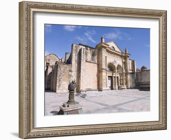 Catedral Primada De America, Zona Colonial, Santo Domingo, Dominican Republic-Christian Kober-Framed Photographic Print