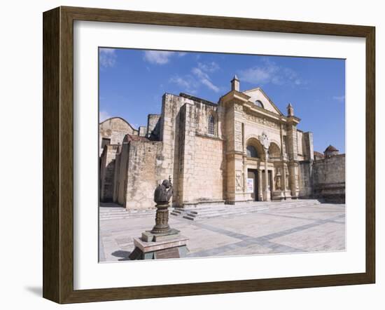 Catedral Primada De America, Zona Colonial, Santo Domingo, Dominican Republic-Christian Kober-Framed Photographic Print