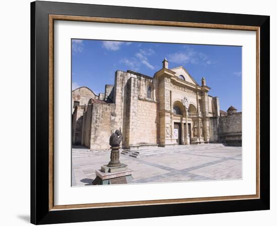 Catedral Primada De America, Zona Colonial, Santo Domingo, Dominican Republic-Christian Kober-Framed Photographic Print