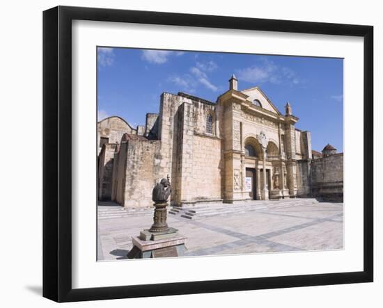 Catedral Primada De America, Zona Colonial, Santo Domingo, Dominican Republic-Christian Kober-Framed Photographic Print