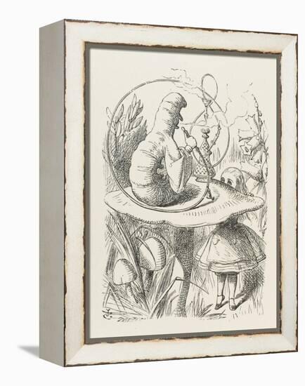 Caterpillar Alice and the Caterpillar-John Tenniel-Framed Premier Image Canvas