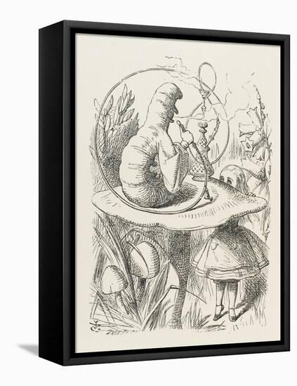 Caterpillar Alice and the Caterpillar-John Tenniel-Framed Premier Image Canvas