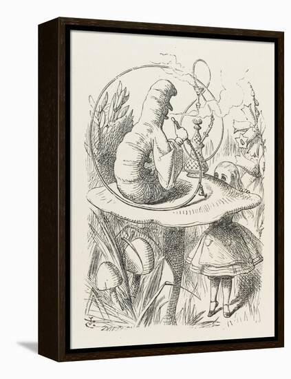 Caterpillar Alice and the Caterpillar-John Tenniel-Framed Premier Image Canvas