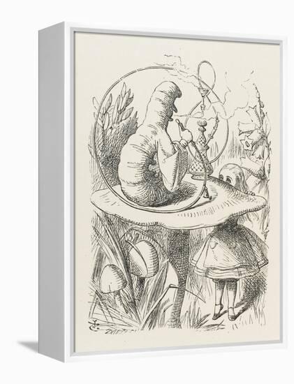 Caterpillar Alice and the Caterpillar-John Tenniel-Framed Premier Image Canvas