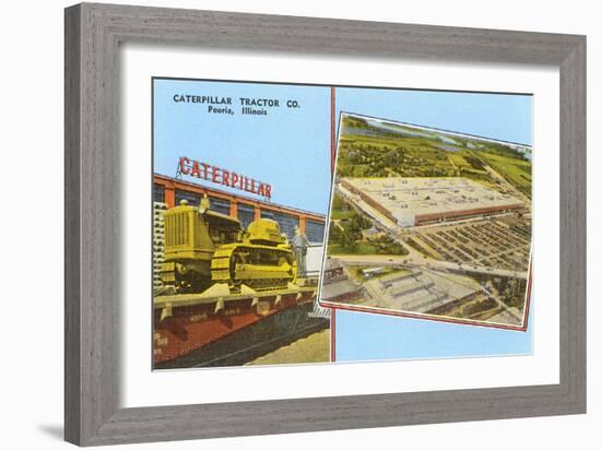 Caterpillar Tractor Company, Peoria, Illinois-null-Framed Art Print