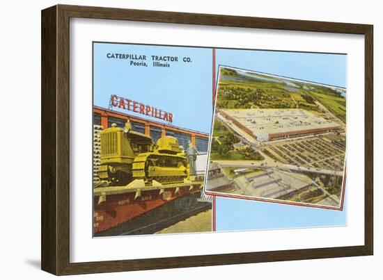 Caterpillar Tractor Company, Peoria, Illinois-null-Framed Art Print