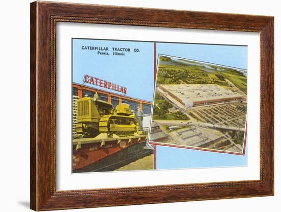 Caterpillar Tractor Company, Peoria, Illinois-null-Framed Art Print