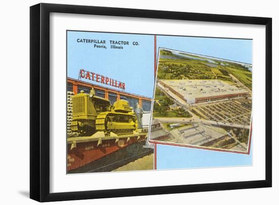 Caterpillar Tractor Company, Peoria, Illinois-null-Framed Art Print
