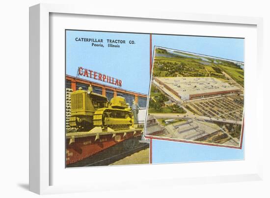 Caterpillar Tractor Company, Peoria, Illinois-null-Framed Art Print