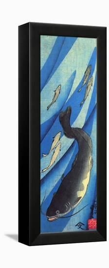 Catfish 1-Kuniyoshi Utagawa-Framed Premier Image Canvas