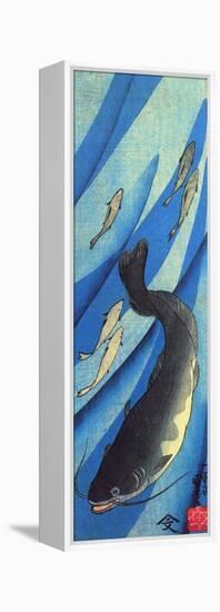 Catfish 1-Kuniyoshi Utagawa-Framed Premier Image Canvas