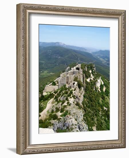 Cathar Castle Peyrepertuse-Marilyn Dunlap-Framed Art Print