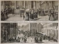Lutheran Services in Augsburg, Engraved by B. Picart-Catharina Heckel-Giclee Print