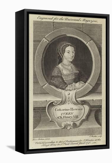 Catharine Howard, Queen of King Henry VIII-Hans Holbein the Younger-Framed Premier Image Canvas