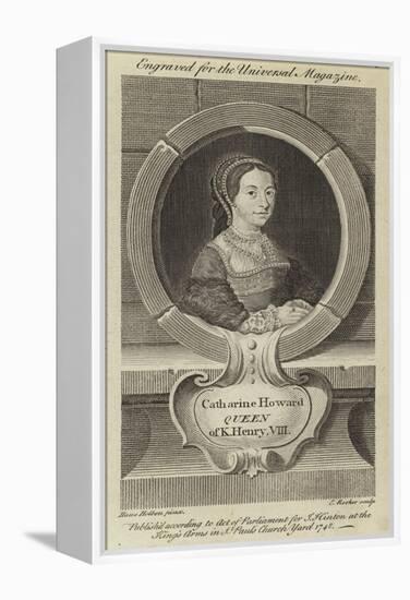 Catharine Howard, Queen of King Henry VIII-Hans Holbein the Younger-Framed Premier Image Canvas