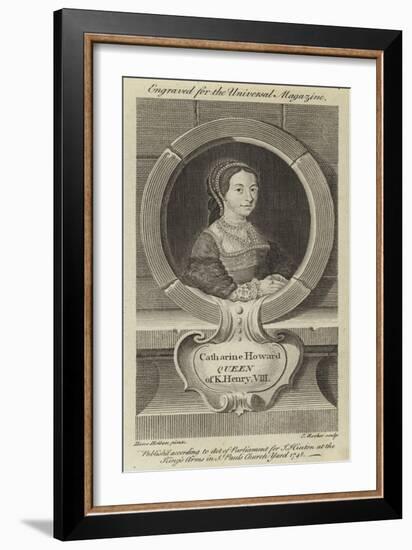 Catharine Howard, Queen of King Henry VIII-Hans Holbein the Younger-Framed Giclee Print