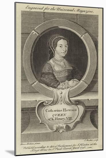 Catharine Howard, Queen of King Henry VIII-Hans Holbein the Younger-Mounted Giclee Print