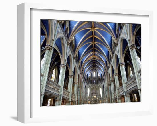 Cathedral and Basilica of Notre Dame Built Between 1839 and 1885, Ottawa, Ontario, Canada-De Mann Jean-Pierre-Framed Photographic Print