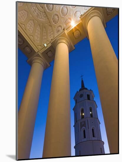 Cathedral and Belfry Tower, Vilnius, Lithuania-Gavin Hellier-Mounted Photographic Print