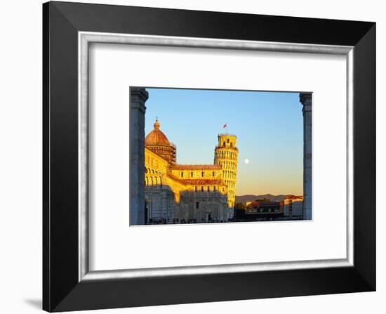 Cathedral and Leaning Tower of Pisa-George Oze-Framed Photographic Print