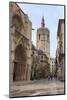 Cathedral and Miguelete Bell Tower, Plaza De La Virgen, Autumn (Fall), Valencia, Spain, Europe-Eleanor Scriven-Mounted Photographic Print