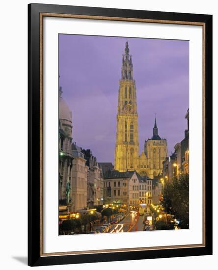 Cathedral at Antwerp, Belgium-Demetrio Carrasco-Framed Photographic Print