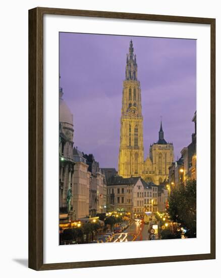 Cathedral at Antwerp, Belgium-Demetrio Carrasco-Framed Photographic Print