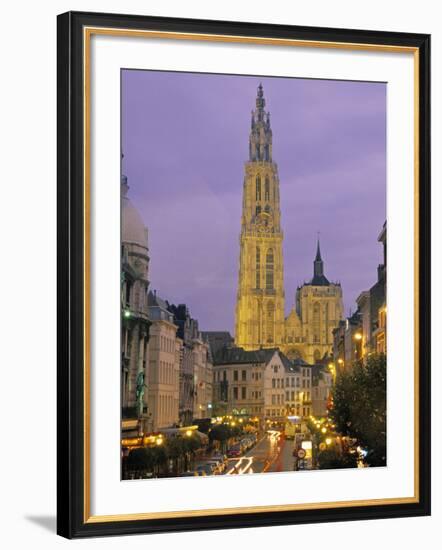 Cathedral at Antwerp, Belgium-Demetrio Carrasco-Framed Photographic Print