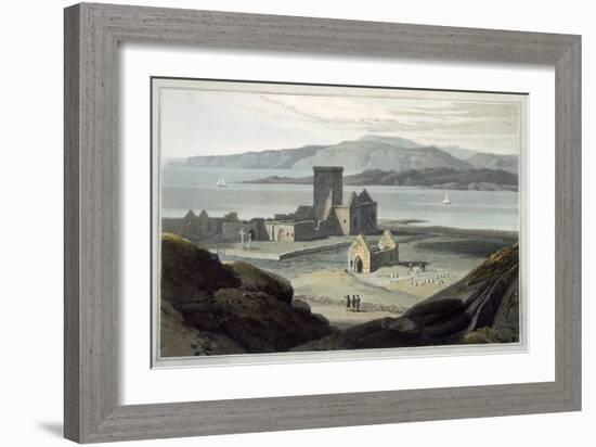 Cathedral at Iona, c.1817-Thomas & William Daniell-Framed Giclee Print