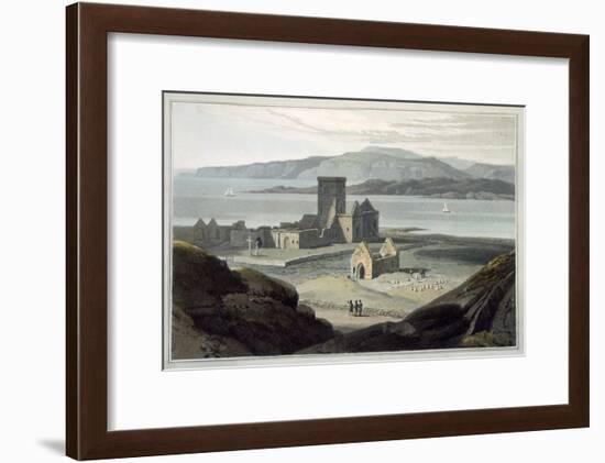 Cathedral at Iona, c.1817-Thomas & William Daniell-Framed Giclee Print