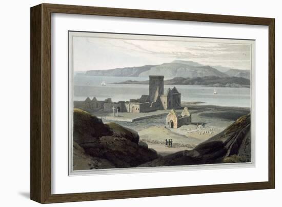 Cathedral at Iona, c.1817-Thomas & William Daniell-Framed Giclee Print