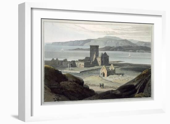 Cathedral at Iona, c.1817-Thomas & William Daniell-Framed Giclee Print