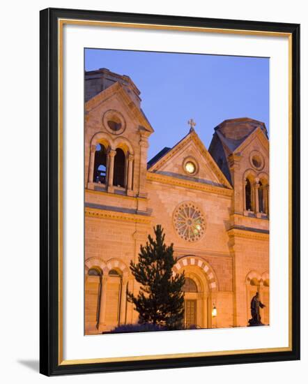 Cathedral Basilica of St. Francis of Assisi, Santa Fe, New Mexico, United States of America, North -Richard Cummins-Framed Photographic Print