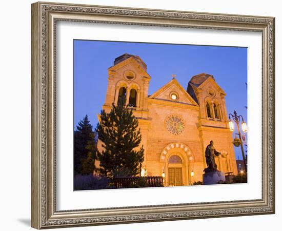 Cathedral Basilica of St. Francis of Assisi, Santa Fe, New Mexico, United States of America, North -Richard Cummins-Framed Photographic Print