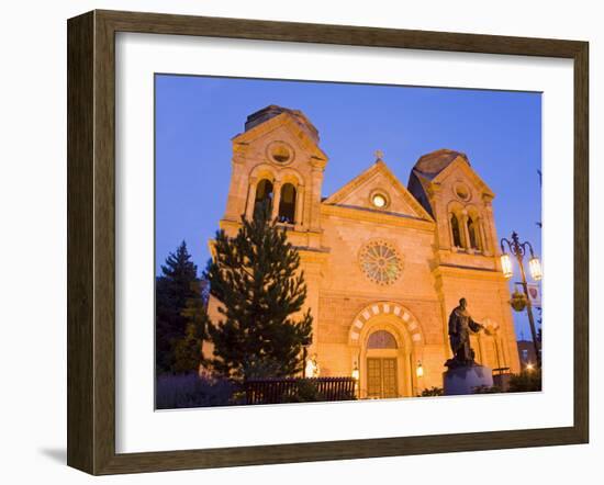 Cathedral Basilica of St. Francis of Assisi, Santa Fe, New Mexico, United States of America, North -Richard Cummins-Framed Photographic Print