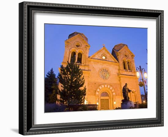 Cathedral Basilica of St. Francis of Assisi, Santa Fe, New Mexico, United States of America, North -Richard Cummins-Framed Photographic Print