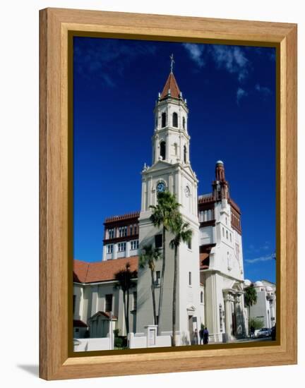 Cathedral Basilica, St. Augustine, Florida, USA-null-Framed Premier Image Canvas