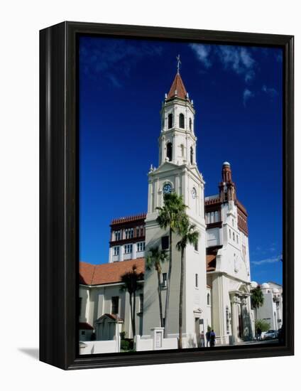 Cathedral Basilica, St. Augustine, Florida, USA-null-Framed Premier Image Canvas