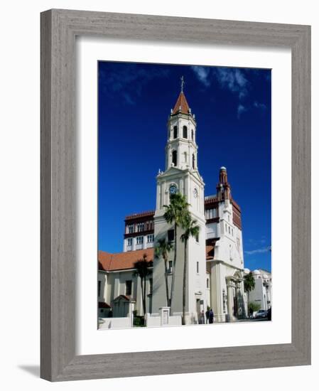 Cathedral Basilica, St. Augustine, Florida, USA-null-Framed Photographic Print