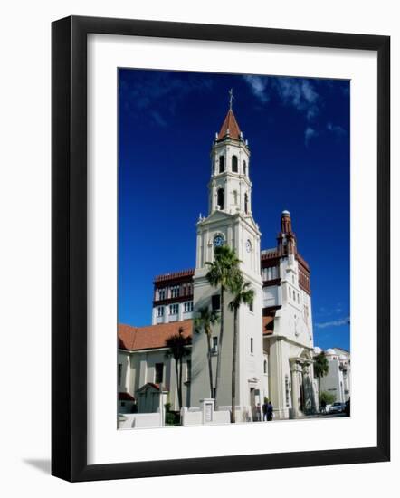 Cathedral Basilica, St. Augustine, Florida, USA-null-Framed Photographic Print