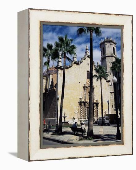 Cathedral, Benicarlo, Valencia, Spain-Sheila Terry-Framed Premier Image Canvas