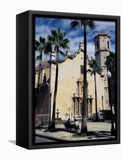 Cathedral, Benicarlo, Valencia, Spain-Sheila Terry-Framed Premier Image Canvas