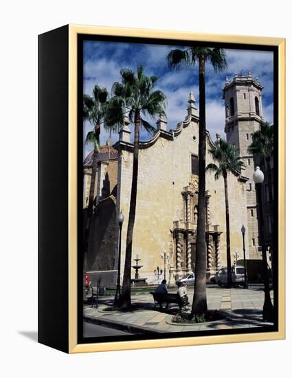 Cathedral, Benicarlo, Valencia, Spain-Sheila Terry-Framed Premier Image Canvas