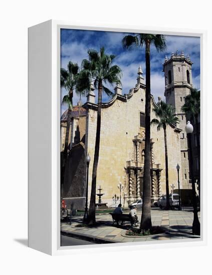 Cathedral, Benicarlo, Valencia, Spain-Sheila Terry-Framed Premier Image Canvas