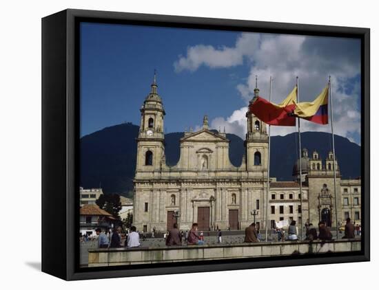 Cathedral, Bogota, Colombia-null-Framed Premier Image Canvas