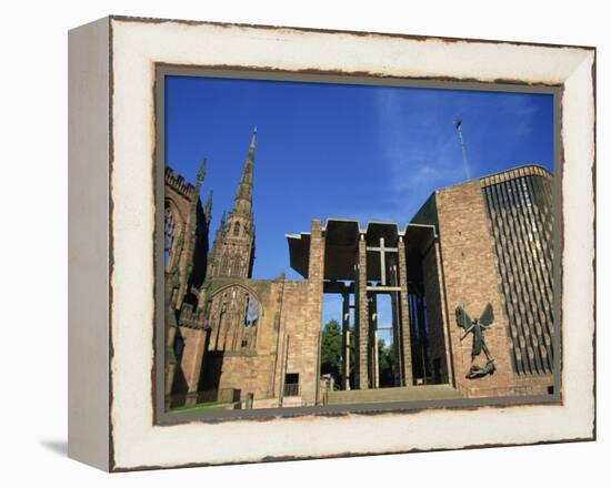 Cathedral Church of St. Michael, Old and New, Coventry, Warwickshire, West Midlands, England, UK-Neale Clarke-Framed Premier Image Canvas