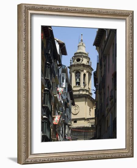 Cathedral Church, Pamplona, Navarra, Euskadi, Spain-Christian Kober-Framed Photographic Print