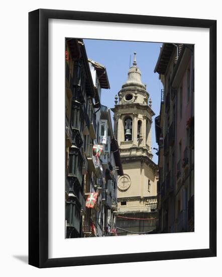 Cathedral Church, Pamplona, Navarra, Euskadi, Spain-Christian Kober-Framed Photographic Print